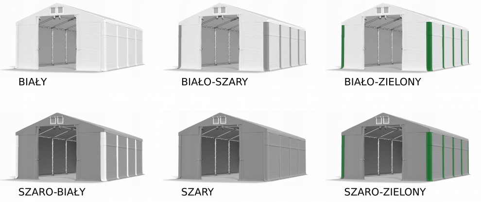 Namiot Garażowy 4x8 Magazynowy MAGNUS RÓŻNE KOLORY Stan opakowania oryginalne