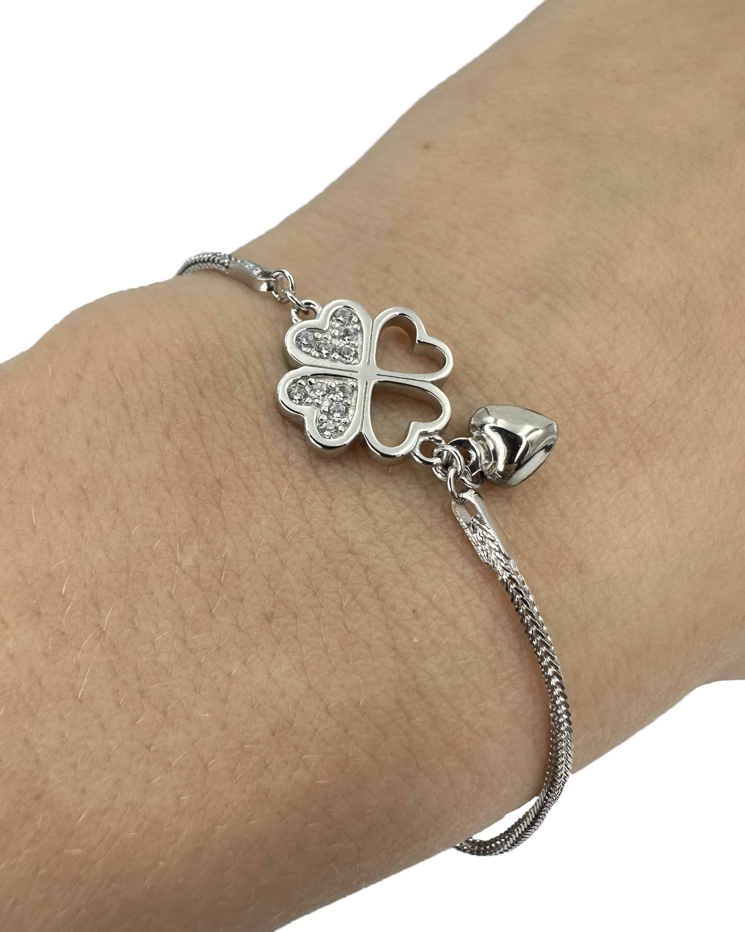 Náramky Stříbrný náramek Jetel Stříbro 925Trusky