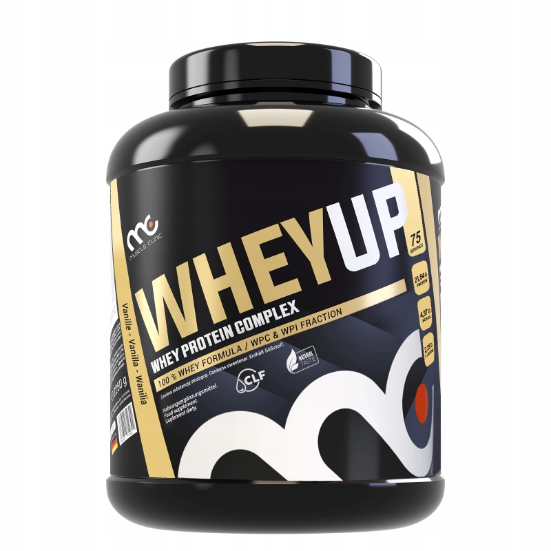 Muscle Clinic Whey Up 2250 g Wpc syrovátkový koncentrát čistý Top