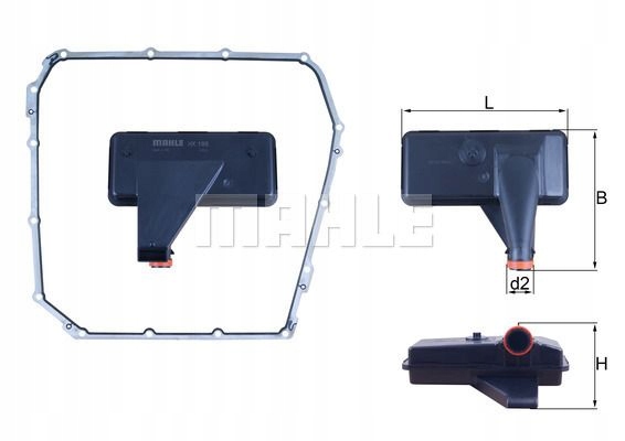 FILTR HYDRAULICZNY SKRZYNI BIEGÓW HX 185D KNECHT Stan opakowania oryginalne