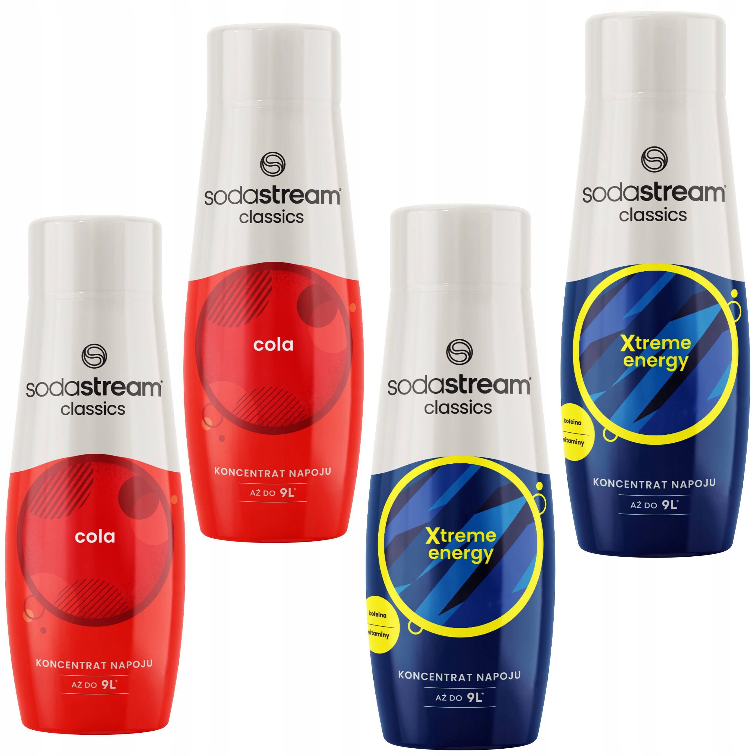 Levně Sodastream Sada 4x koncentrát 2x Cola 2x Energy