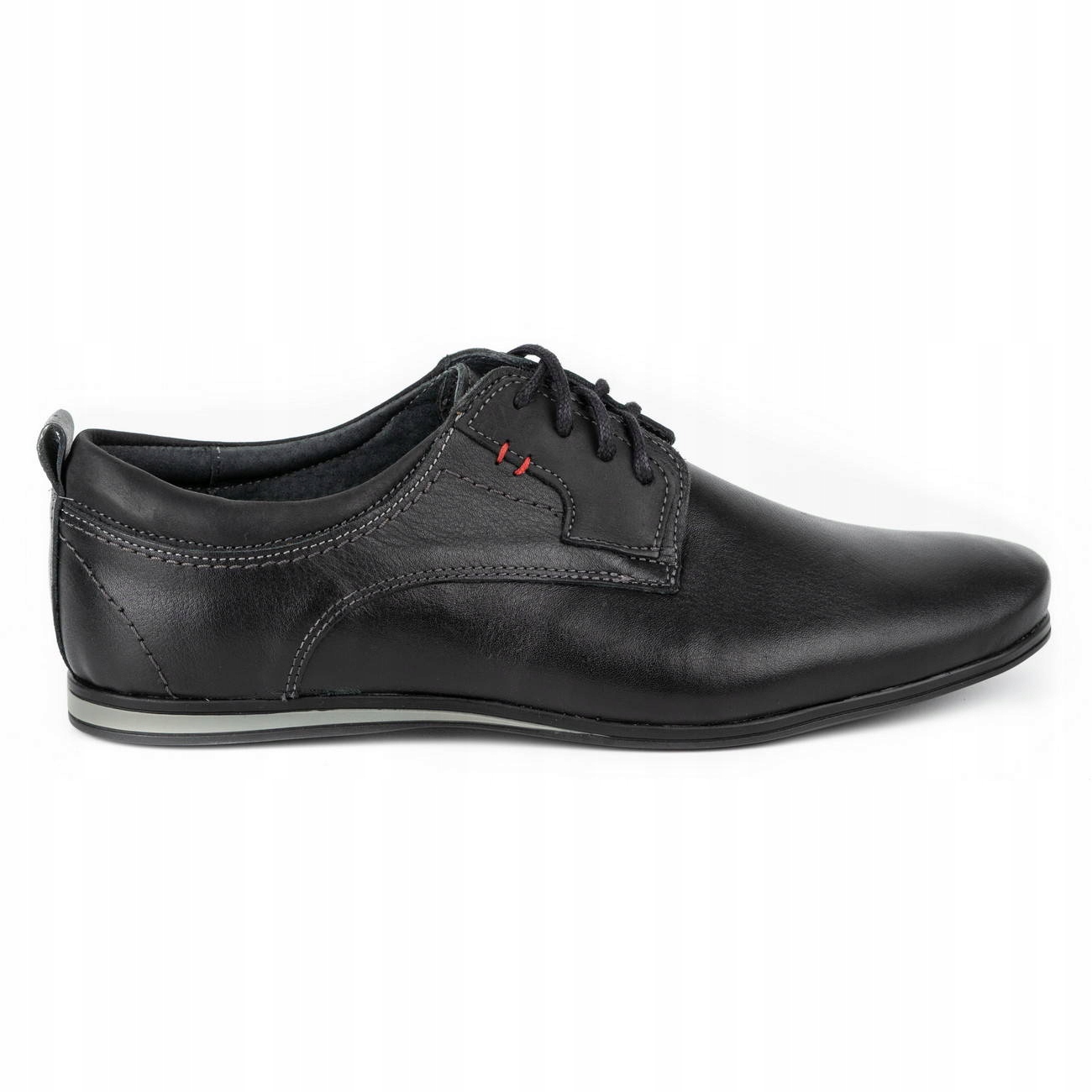 

Buty Męskie Casual Skóra Polskie 731 Czarny 48