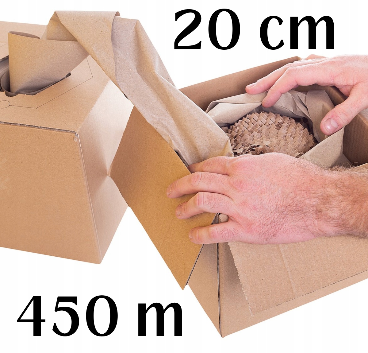 

Wypełniacz papierowy do paczek 20cm * 450m Neteko