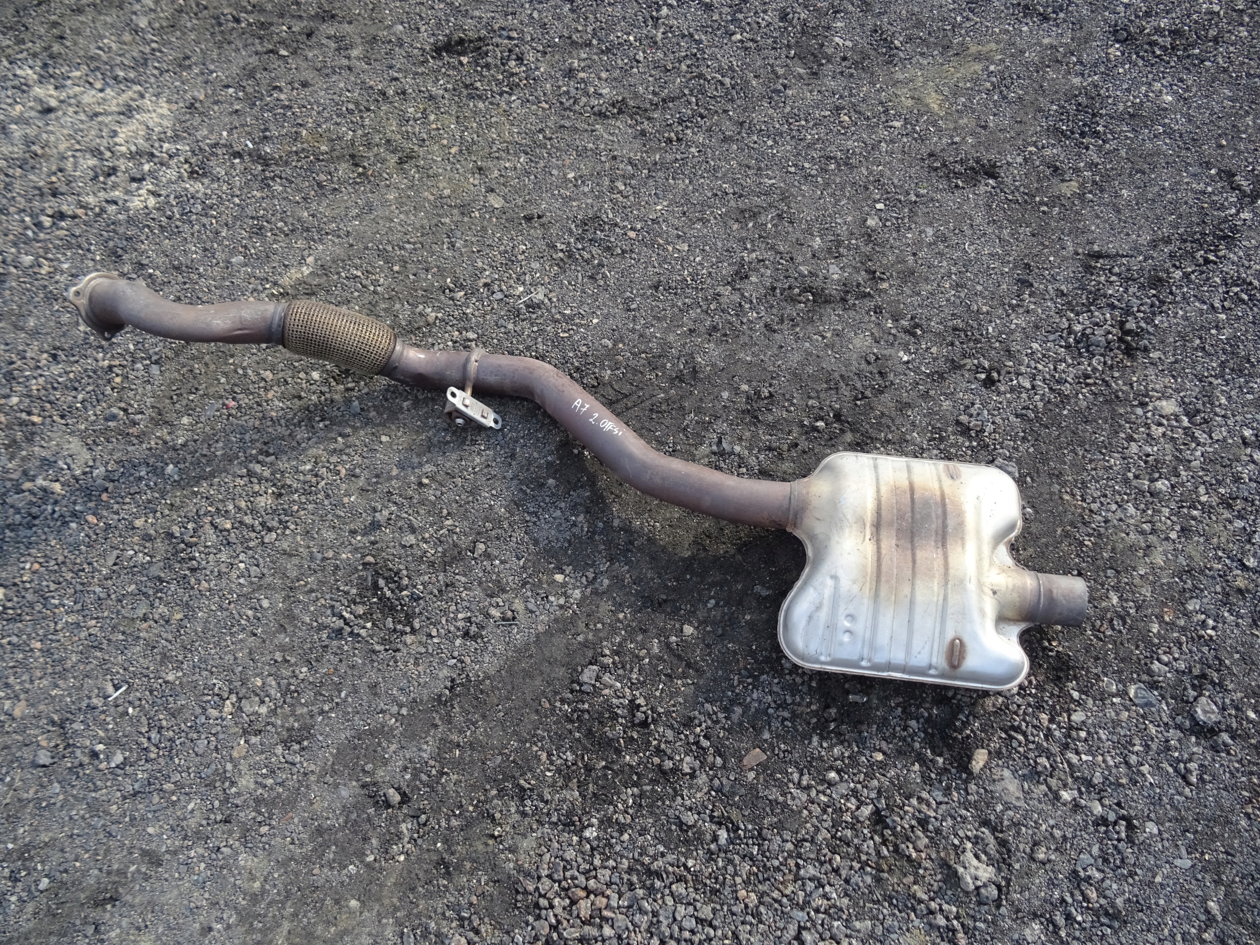 Вихлоп глушник сітка вібрації Audi A7 2.0 TFSI LIFT