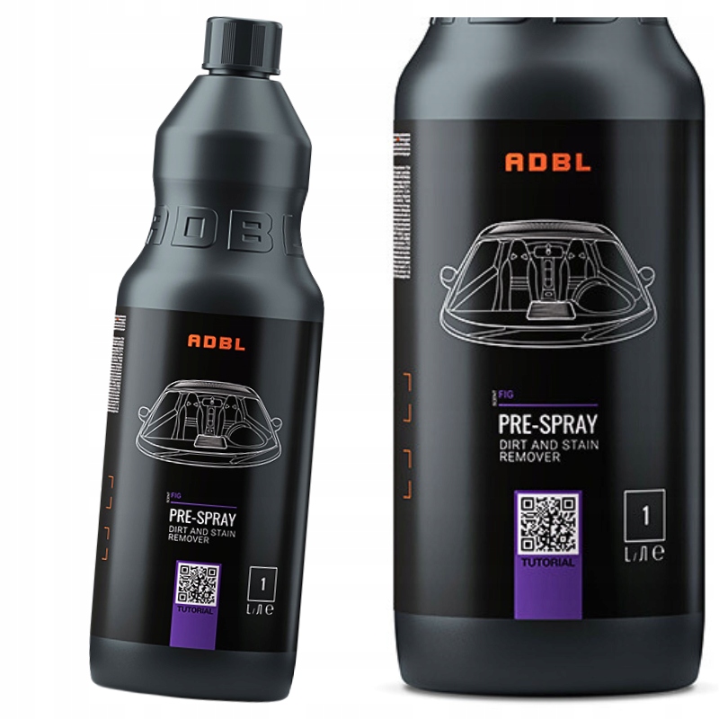 Adbl Pre Spray 1L uniwersalny środek piorący Pranie tapicerki auta odplamia