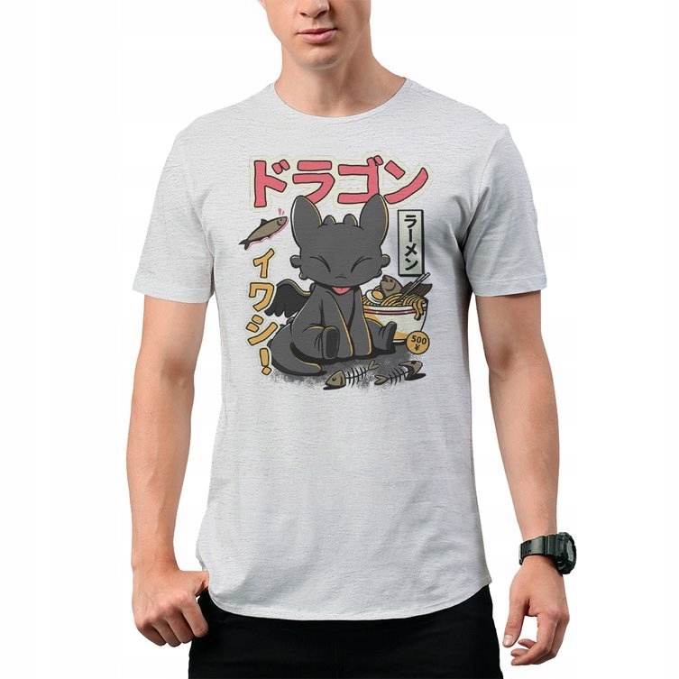 

Koszulka T-Shirt Japanese Toothless M