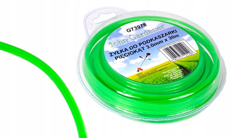 

Żyłka do kosy podkaszarki 5-kąt 2,4mm x 30m