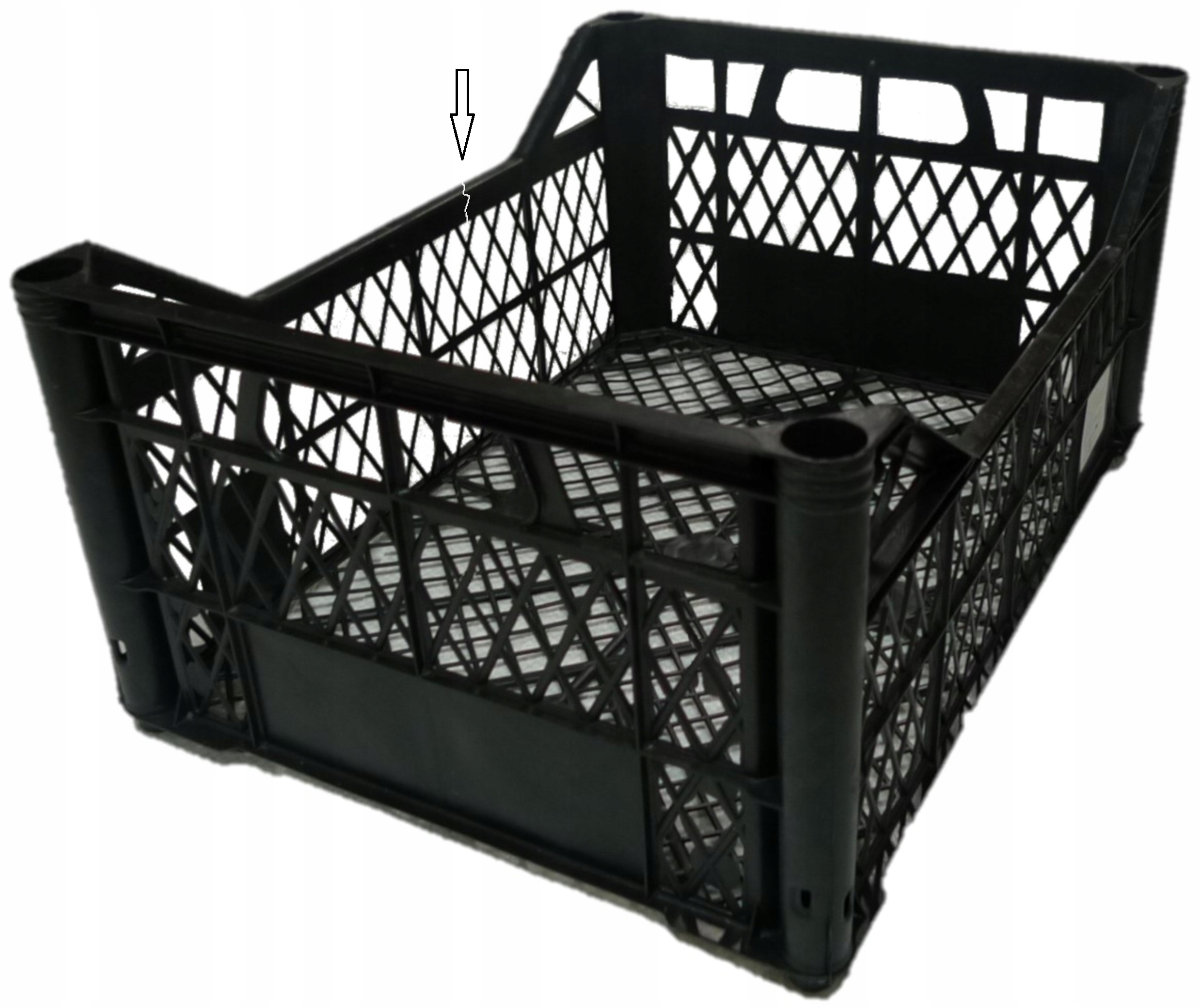 3 szt. Skrzynki plastikowe pojemnik 400x300x190 Marka inna