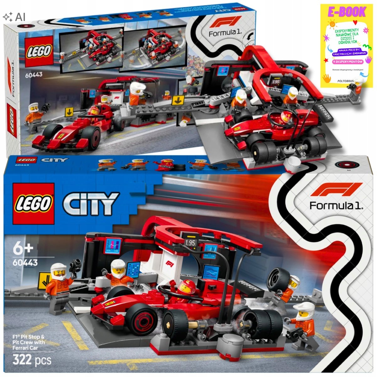 Lego Autko City Formuła Pit Stop Mechanicy Dla Chłopca Ebook