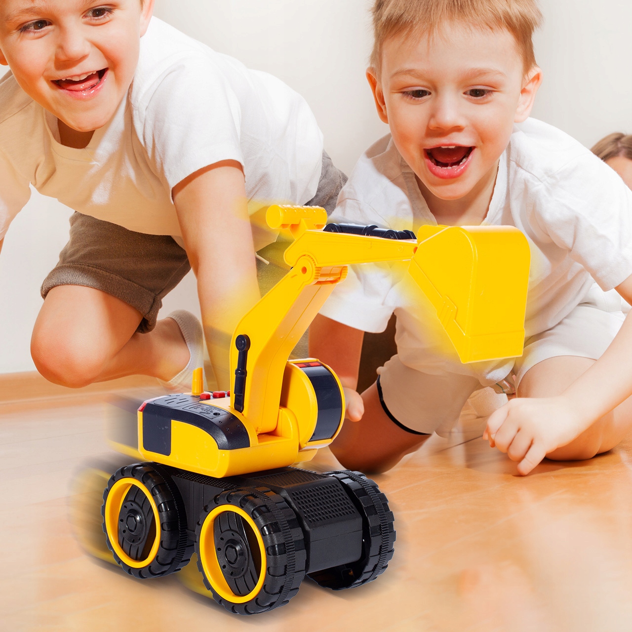 RÝPADLO S POHONOM 23CM PRE DETI PRACOVNÉ STAVEBNÉ VOZIDLO ZVUKOVÝ Klaksón Kód výrobcu 107201