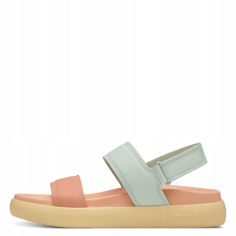 Dámské sandály Tamaris 28500, eko kůže, komfort, máta/broskev, vel.