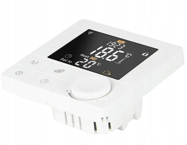 Regulátor Pokojový Termostat Digitální LCD 16A Wifi Knoflík