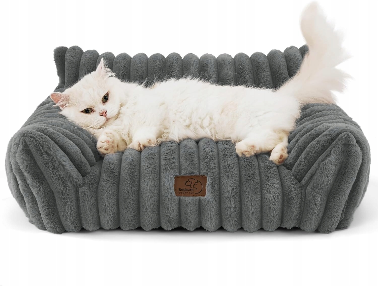 Bedsure Pelíšek pro kočky psa ortopedická pohovka 61 x 46 x 25 cm