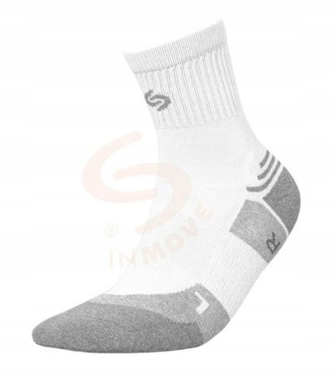 Skarpety Inmove Athletic Silver Socks 1 Para Biały/popielaty 41-43