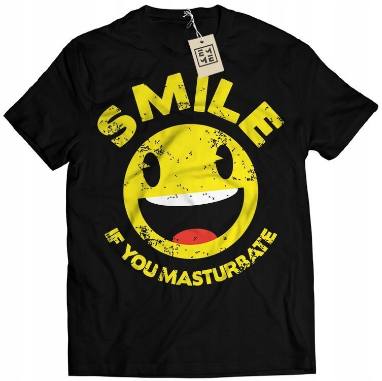

Koszulka Smile if You Masturbate zielona L