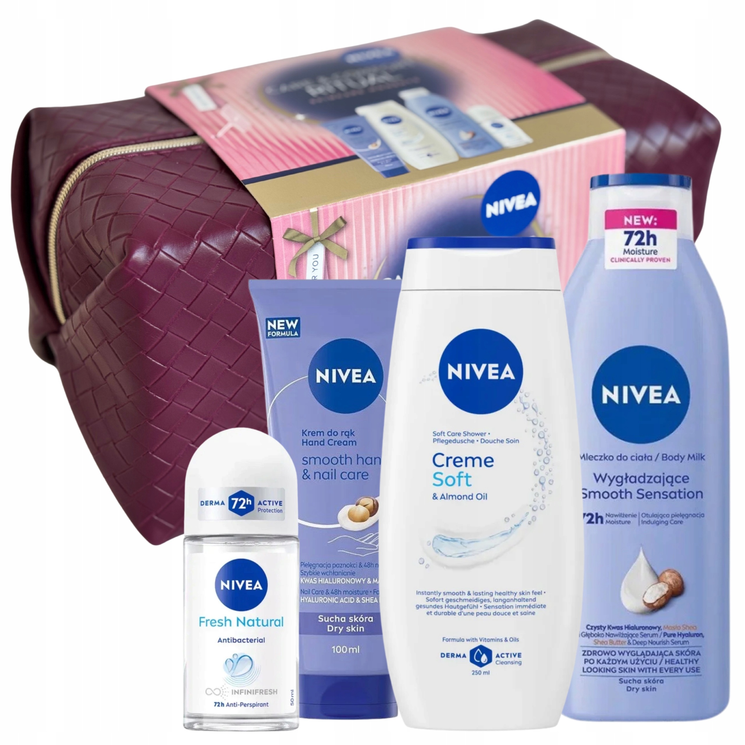 Dárková Sada Dámská Nivea Care & Comfort Ritual Kosmetická taštička