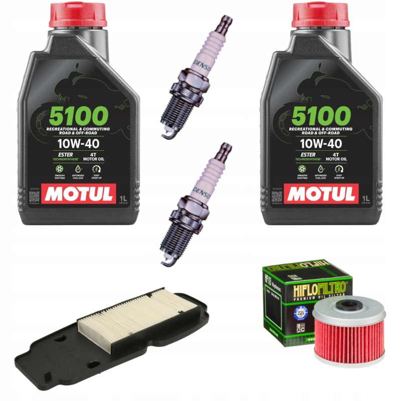 Olejový servisný set, filtre, sviečky Honda XL 125 V