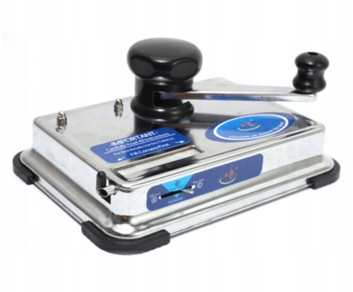 TŁOKOWA MASZYNKA NABIJARKA DO PAPIEROSÓW GILZ 6,5MM STALOWA MASZYNKA RĘCZNA