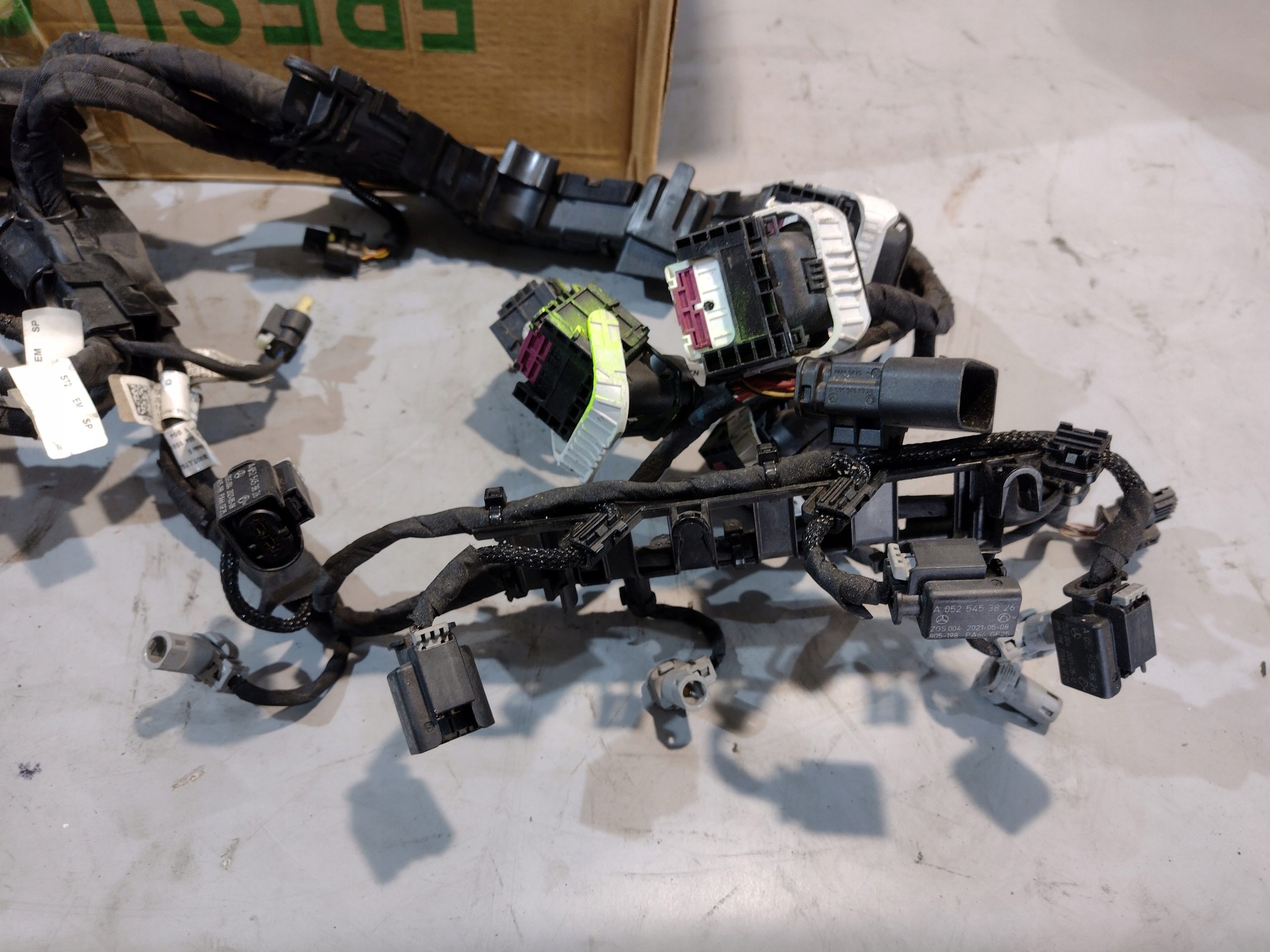 bundle of the engine Mercedes GLB W247 2.0D CDI A6541508903