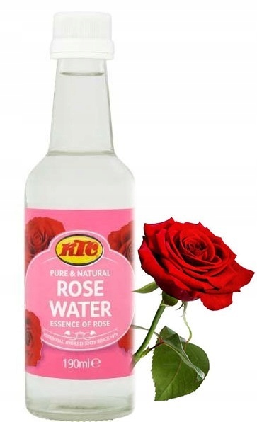 Naturalna Woda Różana ROSE WATER 190ml w Szkle