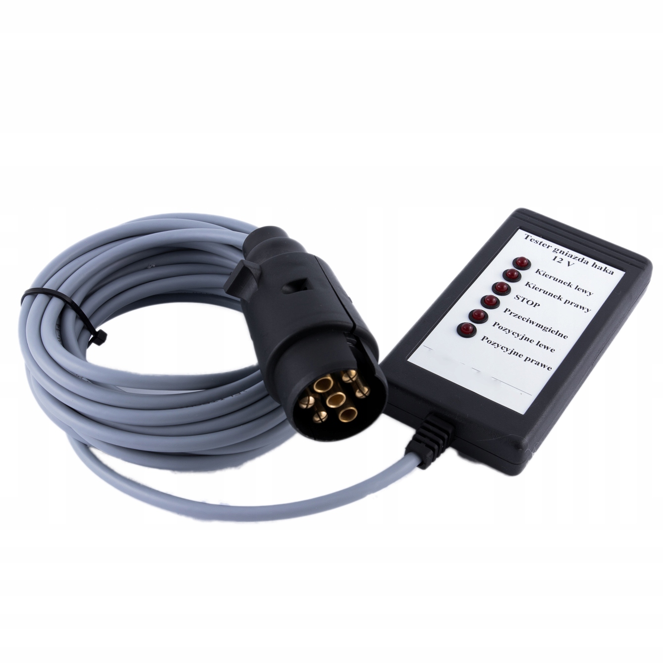 Tester gniazda przyczepy samochodowej haka -7PIN