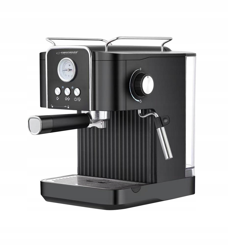 Ekspres ciśnieniowy Esperanza Excelsa kolbowy 20bar 1,8l 850W spieniacz