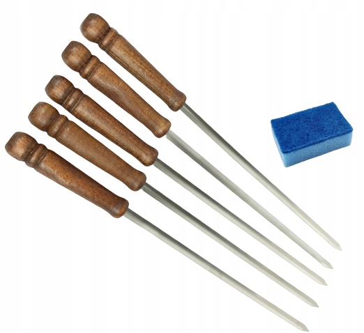 SZAMPURY DO SZASZŁYKÓW WIDELCE Z WIESZAKIEM+GRATIS Producent Mał-Met