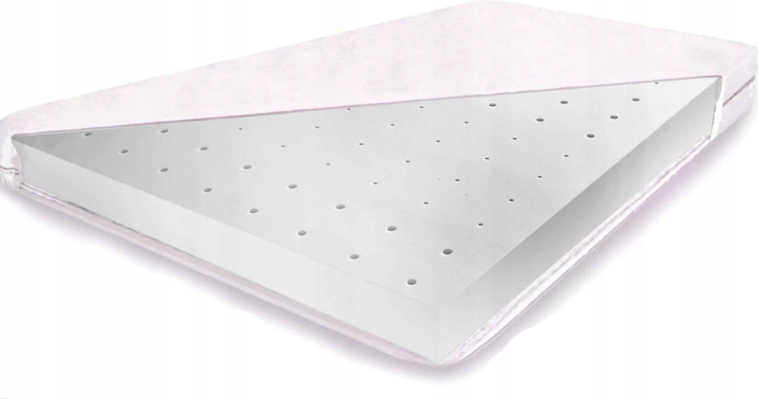 Piankowy materac 120x200 antyalergiczny 20 cm dziurkowany H1 H2 pianka