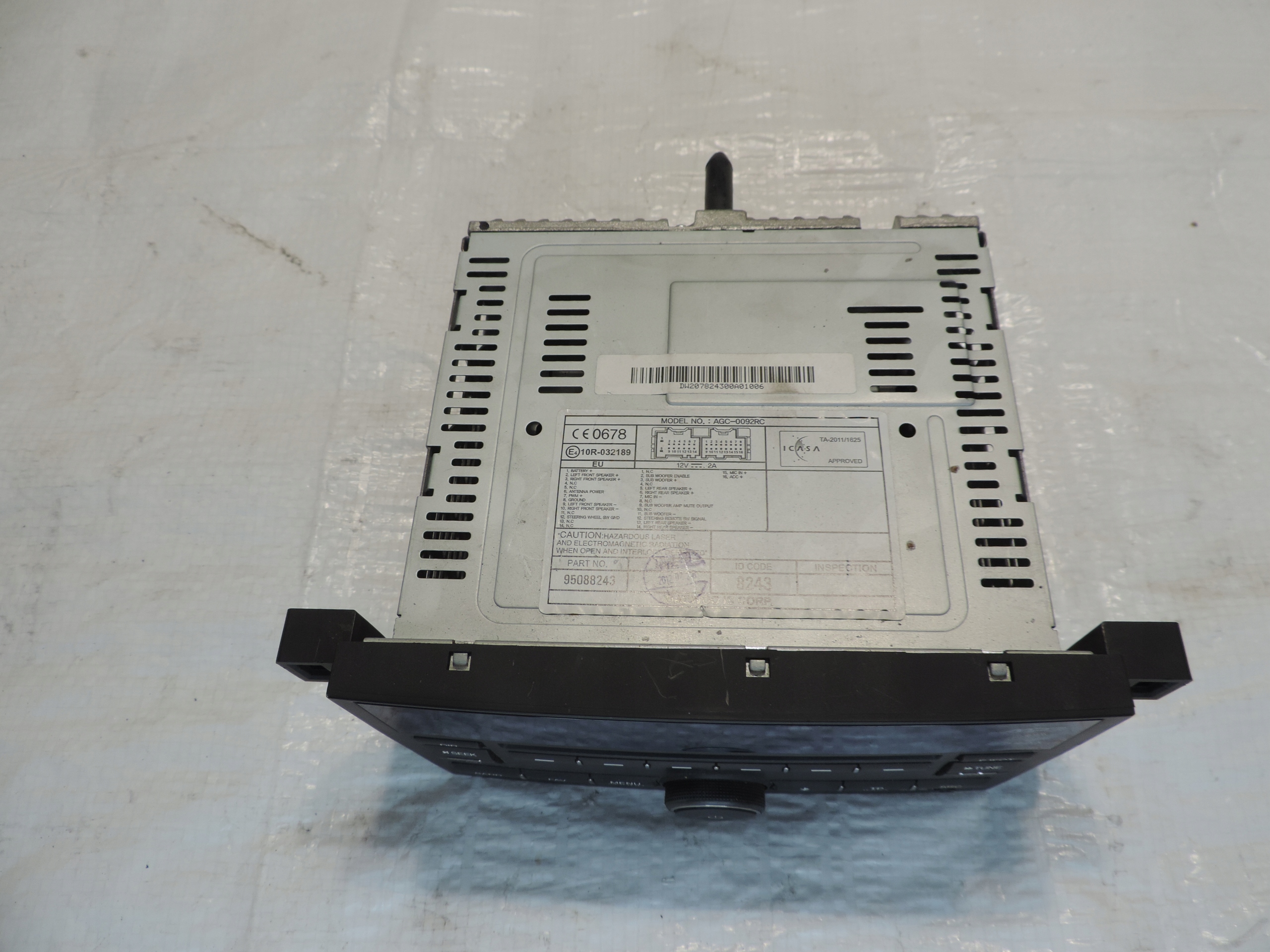 CHEVROLET CAPTIVA RADIO CD 95088243 LIFT Producent części Chevrolet OE