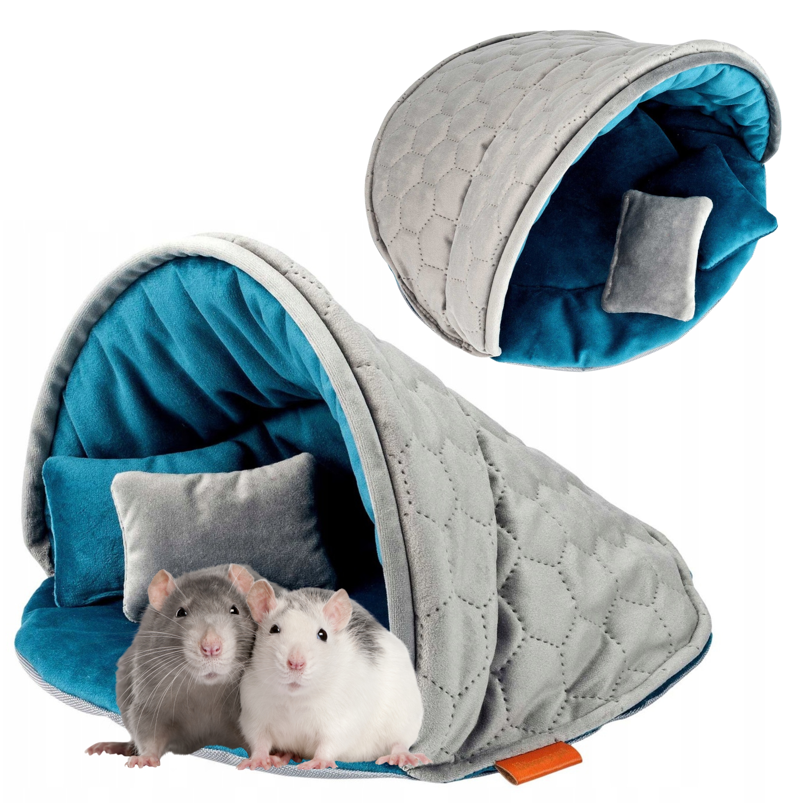 Levně Domeček Pelíšek Velké Potah Mušle pro hlodavce králíka prasátka 30x18 cm