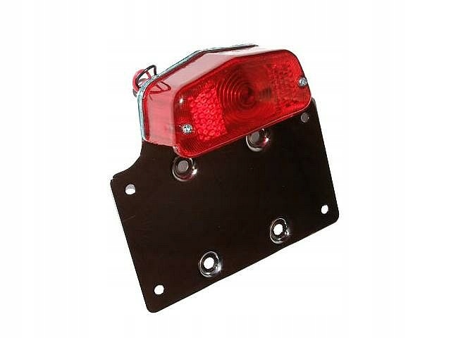 LA-094 - ЗАДНІЙ ЛІХТАР ЗАДНІЙ УНІВЕРСАЛЬНИЙ МЕТАЛ ХРОМ БАЗА