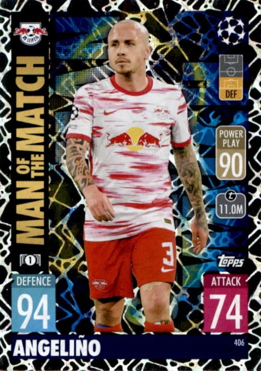Topps Match Attax 2021/22 Motm Angelino 406