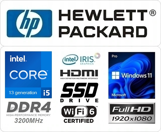 Komputer AiO HP ProOne 240 G10 23,8" FHD i5-1335U 16GB SSD512GB W11 Wielkość pamięci RAM 16 GB