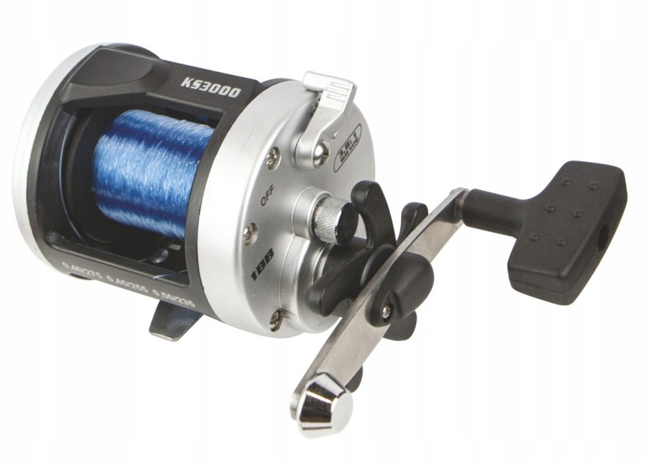 Mistrall Multiplikator Radius Trolling 30 Żyłka 0,40MM Na Lewą Rękę
