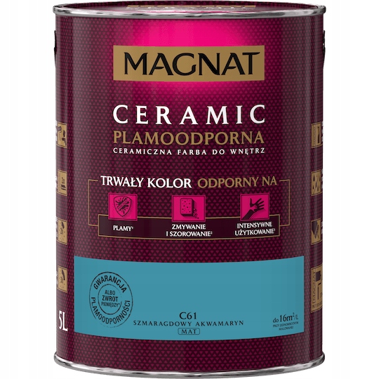 Magnat Ceramic Smaragdový Akvamarín C61 5L
