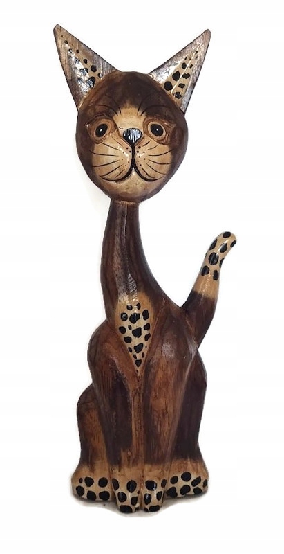 

Figurka Drewniana Kot 25cm Indonezja /567/