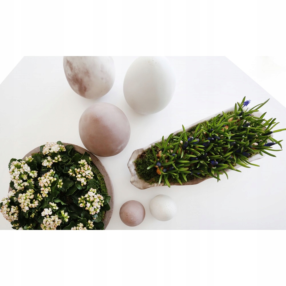 JAJKO Z BETONU ARCHITEKTONICZNEGO FIGURKA OZDOBA S Materiał wykonania inny