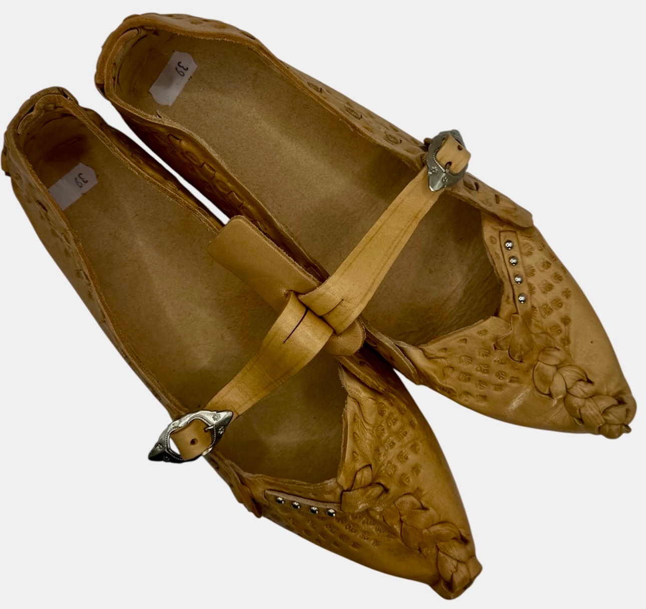 Originální horalské kožené ponožky Premium Jucht Regionální Folk