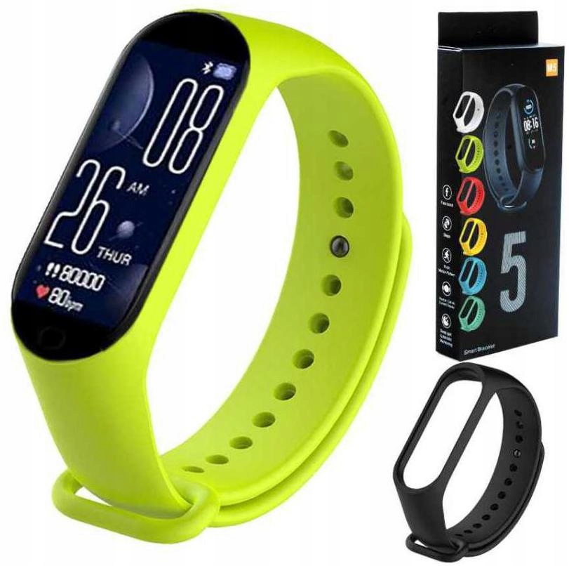 SMARTBAND M5 OPASKA SPORTOWA PULSOMETR KROK