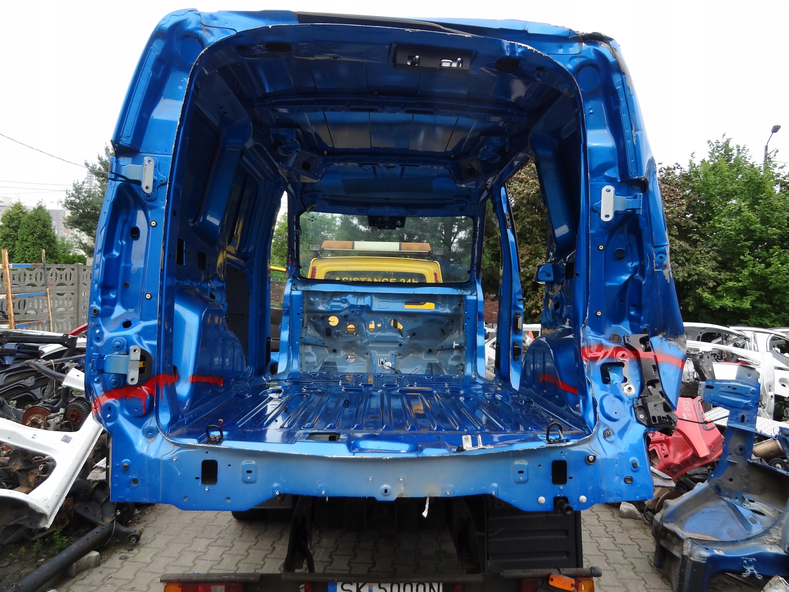 FORD TRANSIT COURIER III MK3 2024 PAS TYLNY Z PODLOGA SCIANA TYLNA ORYGINAL