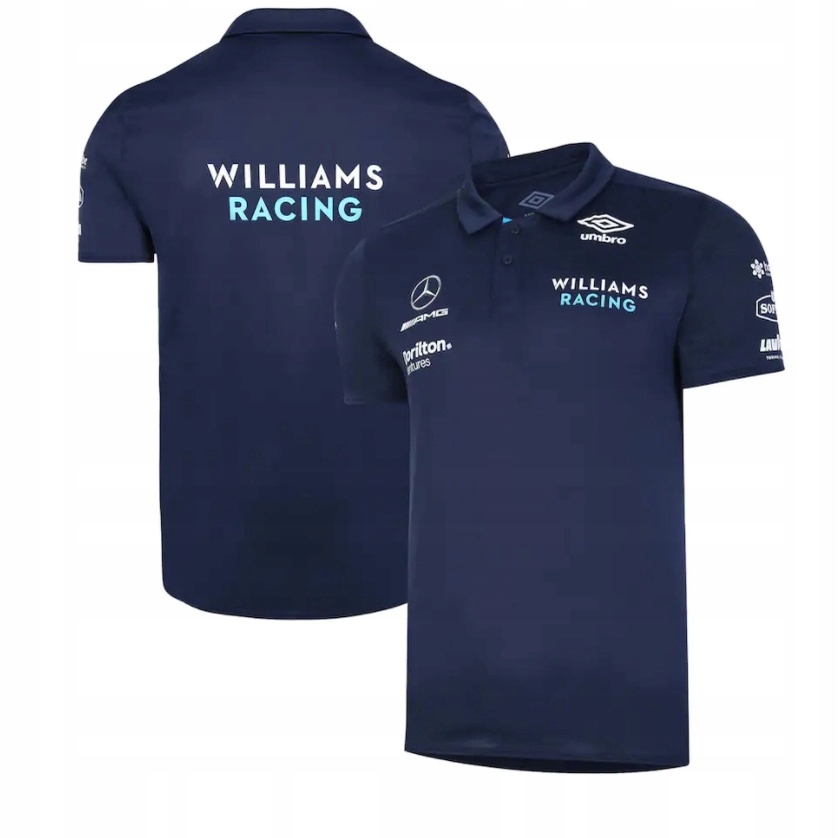 Najnowsza koszulka POLO zespołu Williams Team Racing F1 2022, L