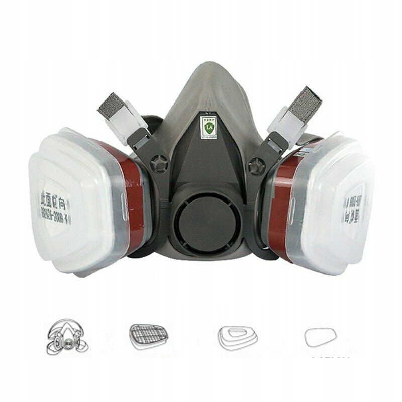 

6200 Osłona twarzy Respirator Maski, Wielokrotne