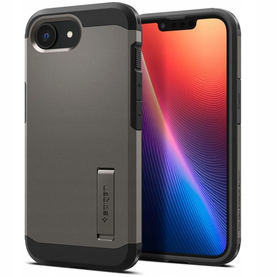Pouzdro Spigen Tough Armor MagSafe pro iPhone 16e Pancéřové, magnetické Zadní Kryt