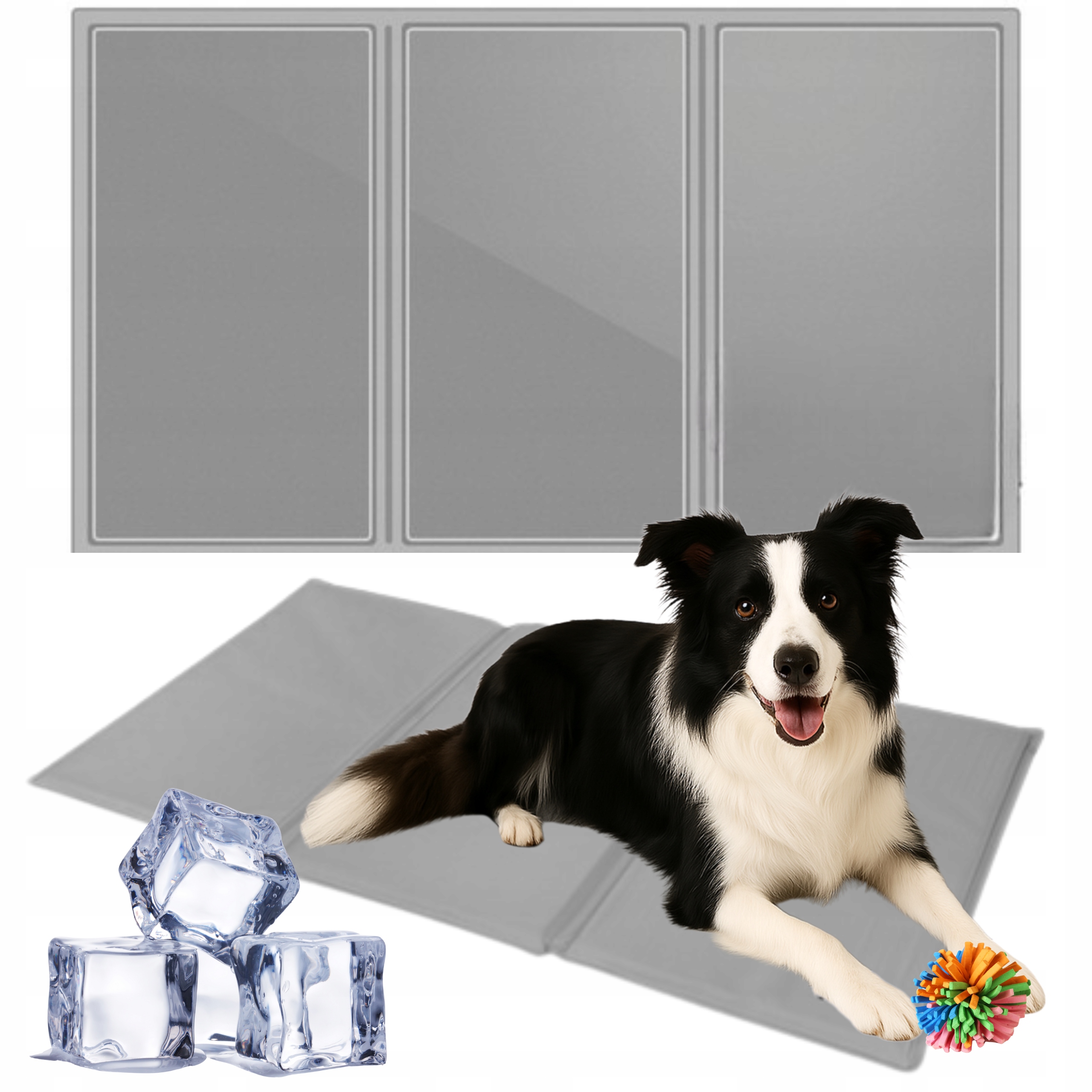 Levně Chladicí podložka pro psa 90x50 Gelová Pelíšek Chladící na léto pro kočky