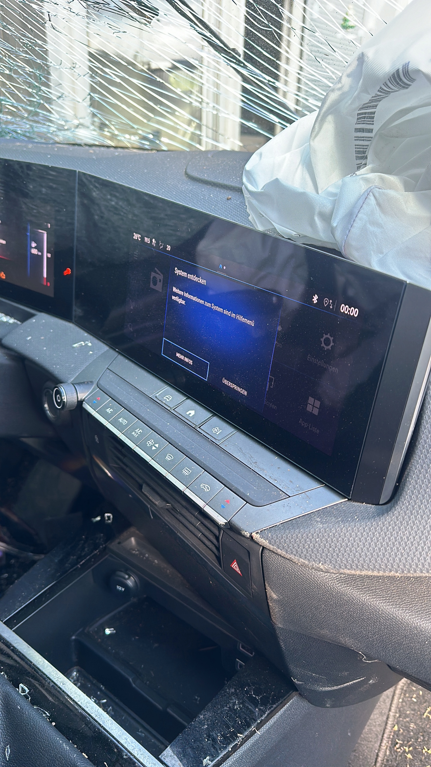 opel Astra л VI 1.2 спидометр экран 9848049880