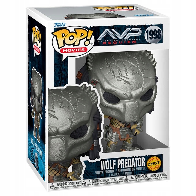 Figurka Funko Pop! Alien vs Predator Requiem Wolf Predator č. 1998 Chase