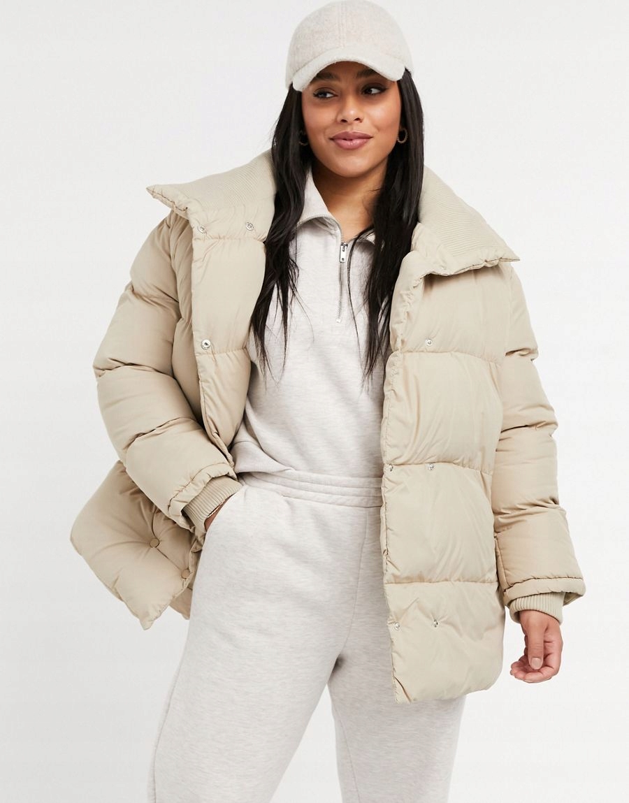 THREADBARE CURVE ZIMOWA KURTKA KREMOWA 54 1XCL 12949539875 Allegro.pl