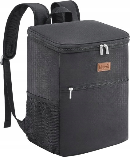 Plecak termiczny Lifewit 0322 czarny 21 L izolowany lunchbox