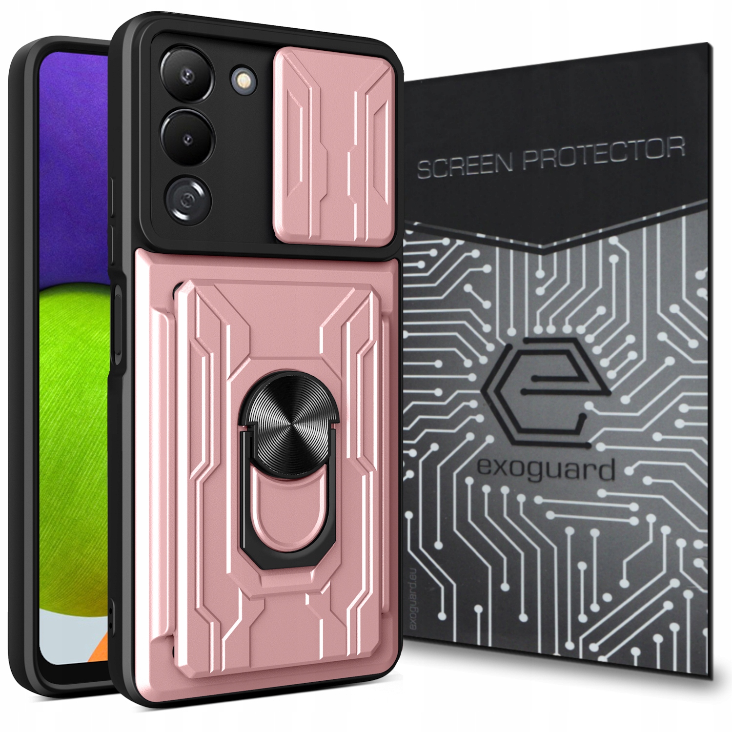 

Case Etui Pancerne+szkło do Infinix Note 12 (G96)