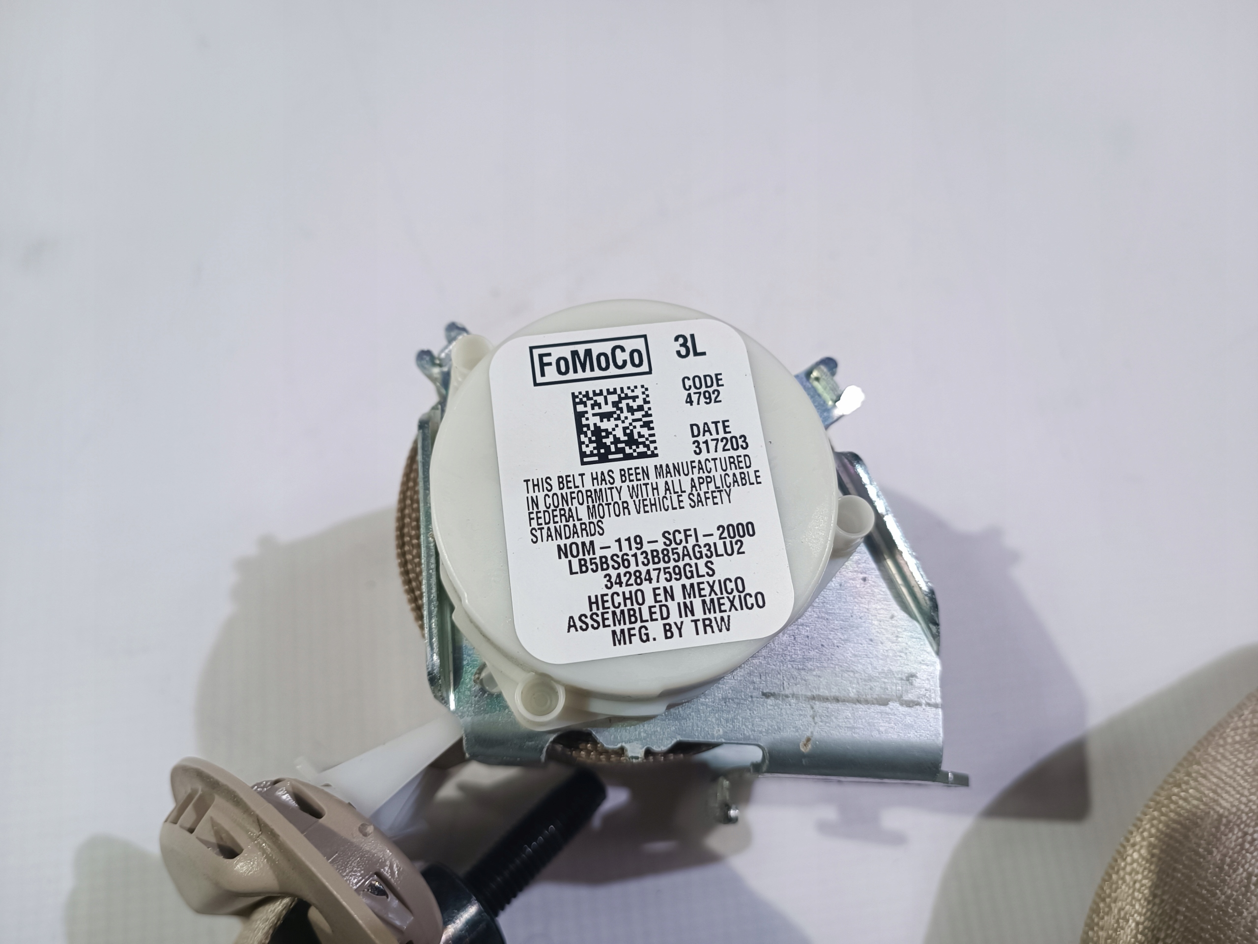 Gurten Sicherheits links heck hinten 3-rzad Ford Explorer 2020